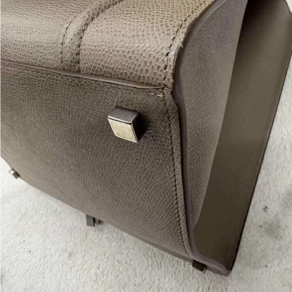 Celine Gray Leather Tote - Picture 7 of 16